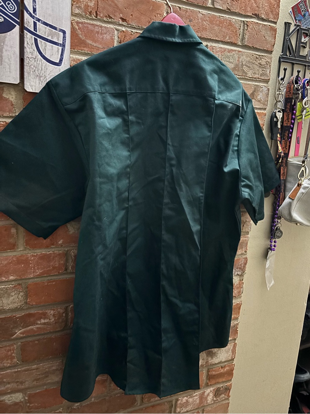 NWT Elbeco Dark Green Short-Sleeve Button-Down Tactical Utility Shirt - Picture 4 of 4